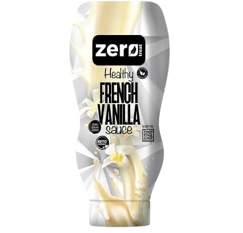 Zero Treat Healthy French Vanilla Sauce, 300g, Zero Sugar Ad...