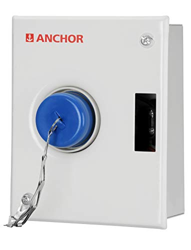 Image of Anchor by Panasonic 20 Amp AC Box without MCB Metal Plug and Socket (White)