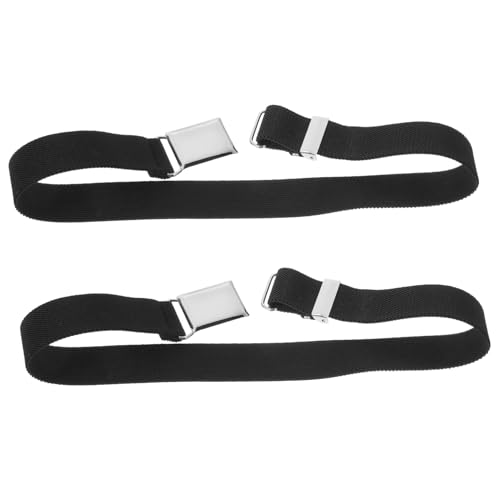 2pcs Adjustable Elastic Waistband Pants Belts for Boys and Girls Polyester Material