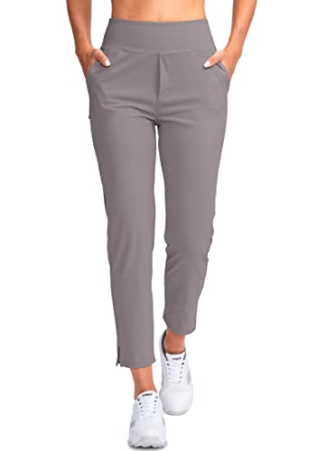 YYV-Womens-Golf-Pants-Stretch-Work-Ankle-Pants-High-Waist-Dress-Pants-with-Pockets-for-Yoga-Business-Travel-Casual