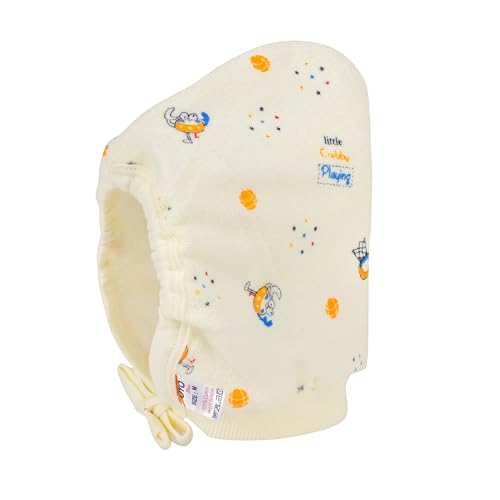 Image of KIKE Soft Adjustable Warm Unisex New Born Baby Cap (Pack of 3 pecs)