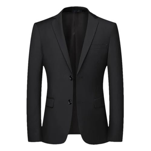 Men's Professional Slim Fit Blazer - Solid Color Business Jacket for Work, Wedding & Formal Occasions