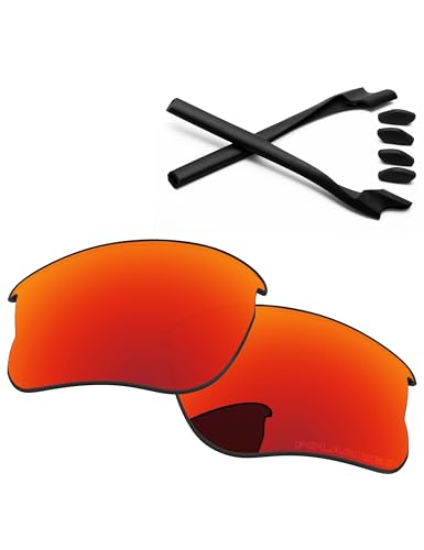 Image of Replacement Lenses & Rubber Kits for Oakley Half Jacket 2.0 XL OO9154 62mm - Precise Fit, UV Block, Impact Resistant
