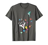 Disney Pocahontas Meeko Flit Colorful Leafs Fall T-Shirt T-Shirt