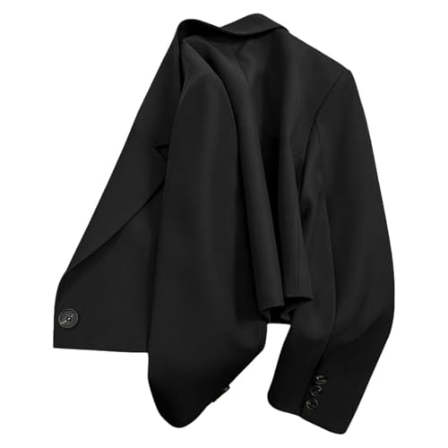 Womens Blazers for Work Casual Cropped Blazer Jacket Long Sleeve Slim Fit Office Business Jacket Lightweight Cardigan3