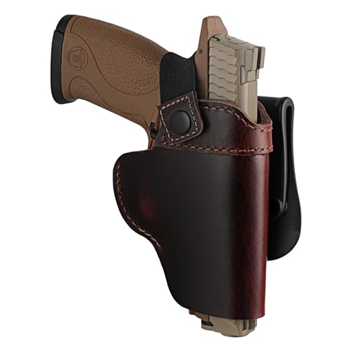 Full Grain Leather Holster OWB Fit CZ P07 P10-S/Glock 17