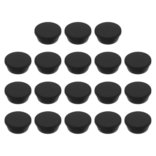 Image of MECCANIXITY 18pcs T-Shaped Silicone Plugs 35.3mm 1-3 /8 Inch Dia, Black | Snap in Plug Hole Seal Cover Round Rubber Stopper for 34-35.3mm Holes Kitchen Rubber Bulkheads Waterproof Sealing