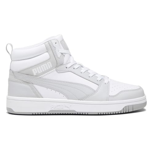 PUMA Mens Rebound V6 Basketball Sneakers Shoes - White - Size 11 M