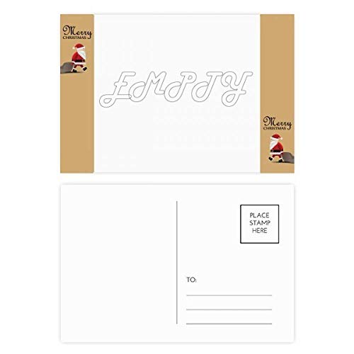 Carte postale Père Noël en lot de 20 à glisser dans vos cadeaux de Noël