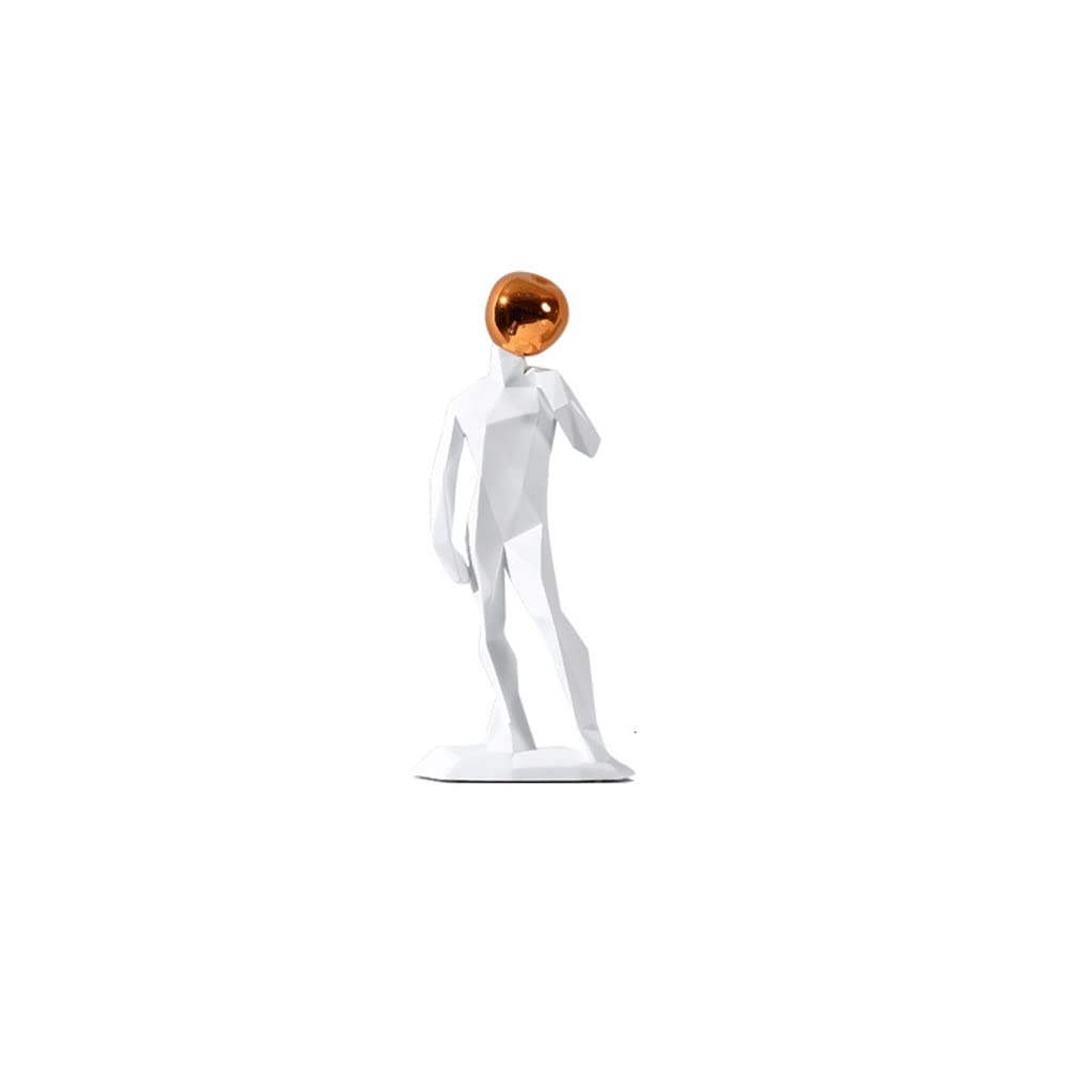 Escultura de porche de modelo lujo SSDD con figura abstracta y luz decorativa elegante