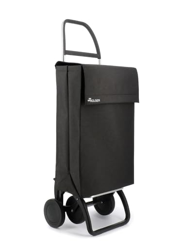 Carro Rolser Jean Tweed 4 Ruedas - Negro