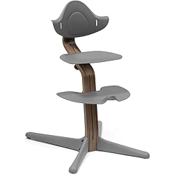 Amazon | 【セット商品】ストッケ ノミ チェア ウォールナット グレー 