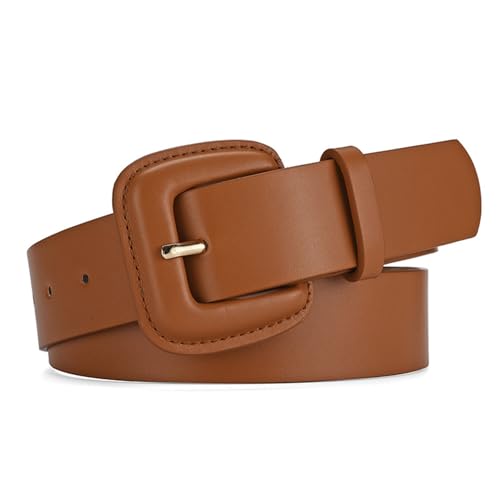 Women Belt for Jeans Pants Fashion Buckle Waist Faux Leather Belts for Ladies Dresses2