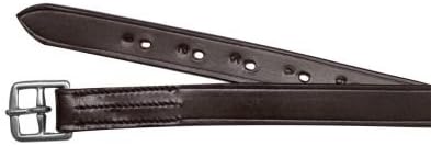 Showman 54" Adult Size English Stirrup Leathers (Dark Brown)