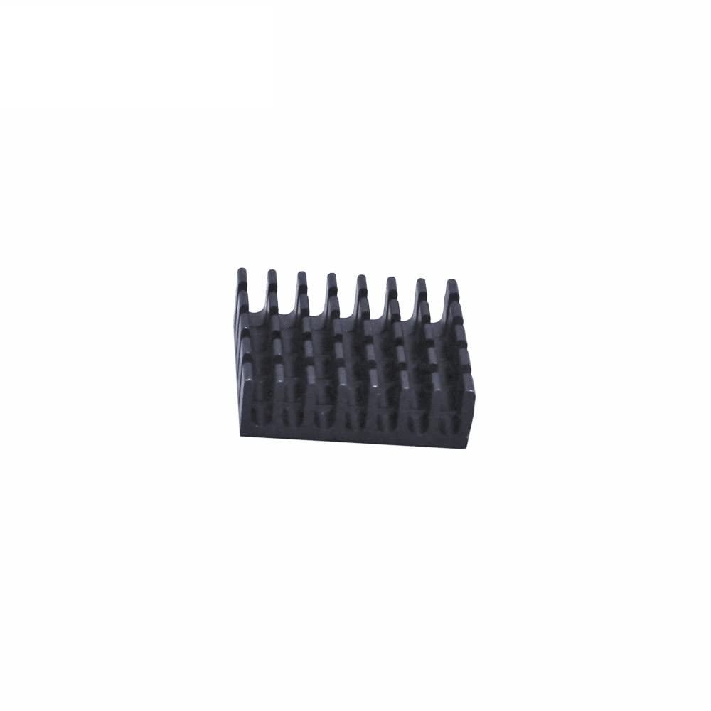 Per dissipatori di calore chip radiatori in allumi 20 pz/lotto 20x20x6mm Dissipatore di calore in alluminio Radiatore estruso nero for raffreddamento RAM chip IC elettronico