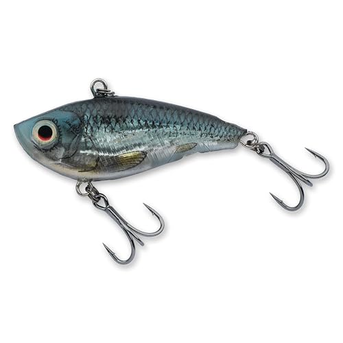 Savage Gear TPE Soft Vibe Fishing Bait, 3/4 oz, Silver Blue, Durable TPE Composition, Long Casting & Fast Sinking, Frantic Swimming Action