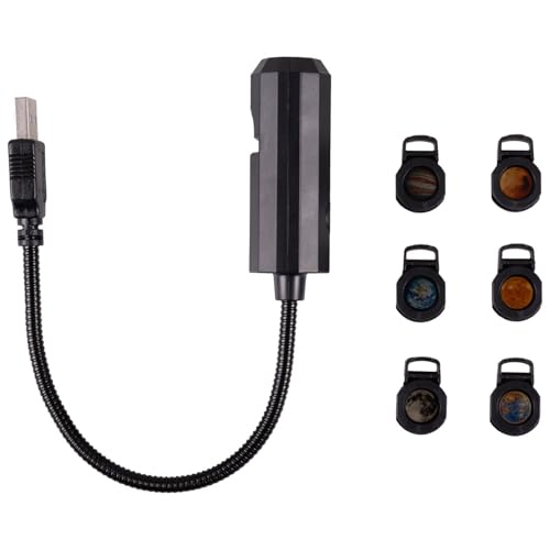 CAWKAY USB�v���W�F�N�^�[ �V�� �f�� �� ���� ���e���C�g ���[�����C�g �m���t�F�[�h���[�� �i�C�g���C�g ���͋C �V�� �Q�� (6�X���C�h)