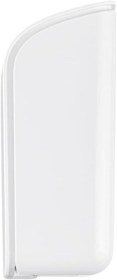 Restaurantware Clean Tek Professional 10.7 x 3.5 x 8.7 Inch Multifold Paper Towel Dispenser 1 M-Fold Towel Dispenser - Towels Sold Separately Waterproof White Plastic Hand Towel Dispenser