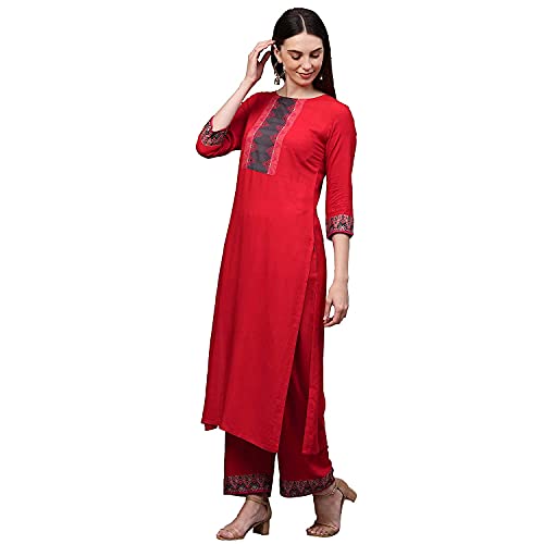Image of ANNI DESIGNER Women Kurta with Palazzo & Dupatta