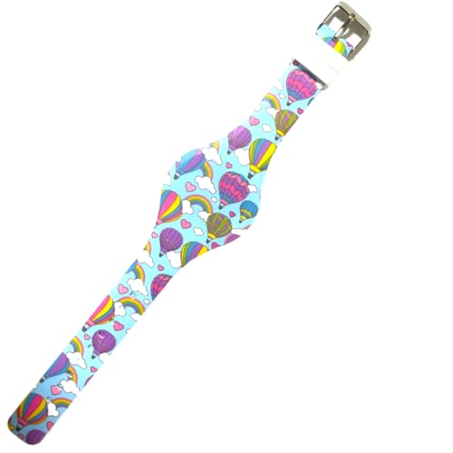 キアーズ 時間が出てくる ブレスレット 腕時計 子供 幼児 小学生 おしゃれ ギフト 贈り物 クリスマス プレゼント デジタル LED (ハート バルーン)