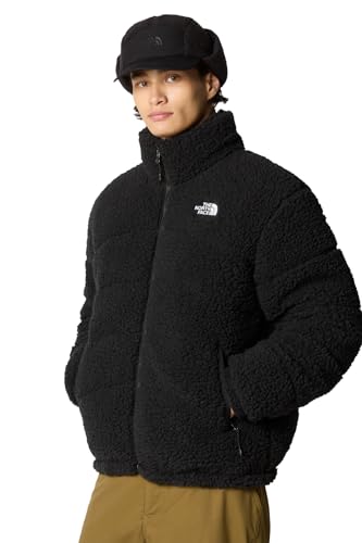 Chaqueta The North Face High Pile unisex en color negro con forro polar térmico suave