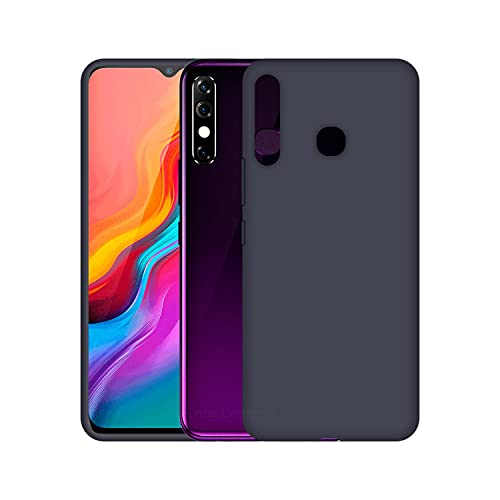 Image of Case Creation Luxurious OG Series for Infinix Hot 8 Case Cover,Anti-Dirty Slim Case Frosted Matte Cute Candy TPU Raised Bezel (Splash of Color) Back Cover for Infinix Hot 8 -Navy Electric Blue