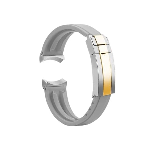 Asteid 20/21/22mm ���^���J�[�u�G���h ���o�[�E�H�b�`�o���h �`���[�_�[�u���b�N�x�C 1958 M79230 M79363n M79030n�p (�O���[�V���o�[�S�[���h�A20mm)