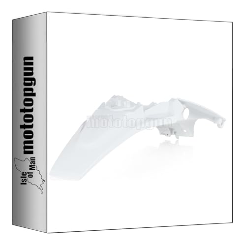 Garde-boue arriere Acerbis Husqvarna TC 65 blanc ideal pour circuit de boue
