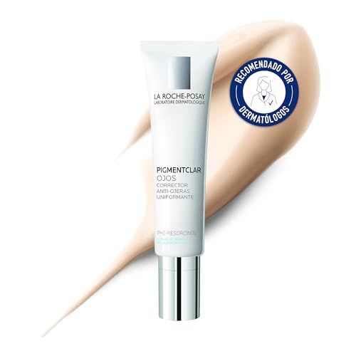 La Roche Posay Corrector anti-ojeras, Tratamiento Dermatológico para el Contorno de Ojos, Piel Más Luminosa y Uniforme, Fórmula con Niacinamida y Cafeína, Pigmentar, 15 ml