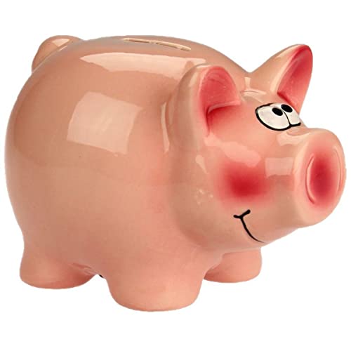 Keramik Sparschwein mit Schloß