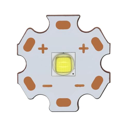AXTGBHL 10 Uds nuevo tipo LED de cobre XM-L T6 LED U2 1-3W 5W 10W 6500K diodo emisor LED de alta potencia 50,2 linterna reflector(1-3W 16mm)