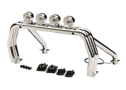 Barra antivuelco Traxxas 9262X para iluminar rutas nocturnas en réplicas TRX-4 F-150 y K10