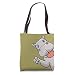 Hippo From Side Peace Sign Hippopotamus Men Women Teens Tote Bag