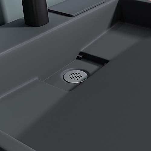 doporro-Lavabo-sobre-encimera-Antracita-Mate-de-diseno-Colossum19-de-70-cm-de-Ancho-Incluye-valvula-de-desague