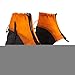 Menolana Snow Ankle Gaiters Boot Covers Wear Resistant Mountaineering Shoes Covers for Climbing Backpacking Skiing Adults, Orange
