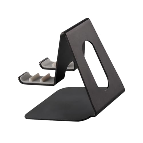 FONDOTIN Adjustable Phone Holder Aluminum Metal Bracket for Smartphones Desk Tablet Stand 3-Angle Desk Phone Base Supporter