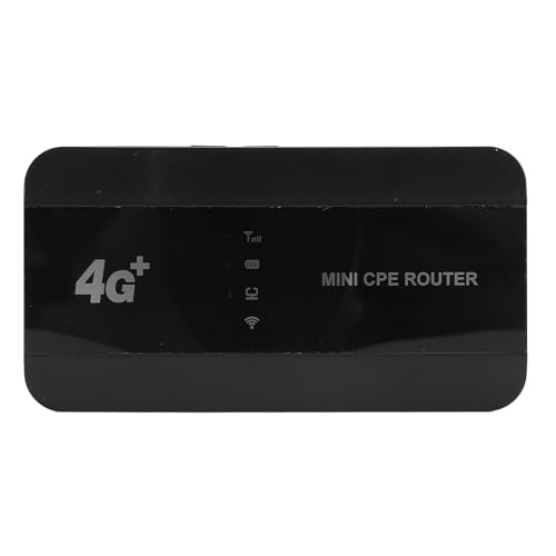 Image of 4G WiFi6 Mobile Hotspot, 300Mbps Speed Portable Router, Ethernet Connection, Up to 10 Users, 3000mAh Battery, Type C Port, SIM Card Slot, Travel Pocket WiFi for Laptop