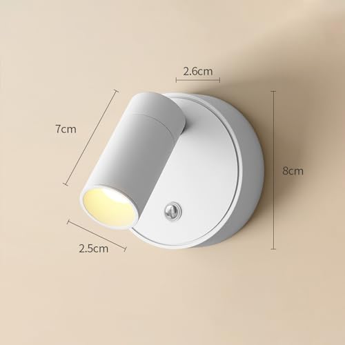 Iluminación de Pared sin reflejos molestos con rotación ajustable de 350° 6