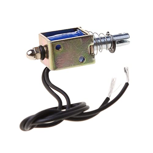Image of xcluma JF-0530B DC 12V 5N Push-Pull Type DC Solenoid Electromagnet Linear Motion