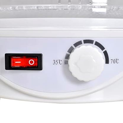 vidaXL Dörrautomat 250W 6 Etagen Dörrer Dörrgerät Obsttrockner Dörrapparat – Bild 5