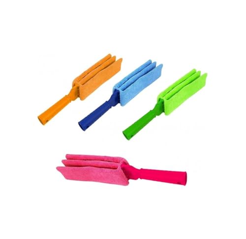 TEMPO DI SALDI Spolverino Cattura Polvere E Pulizia Veneziane Con Panno Microfibra Removibile