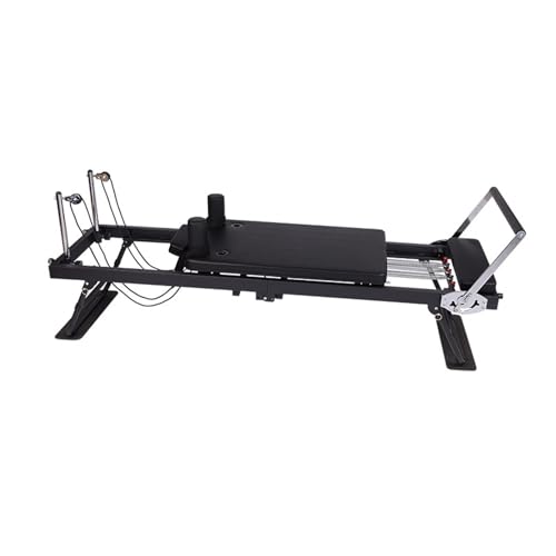 Foldable Pilates Body Shaping Machine,Core Pilates Bed for Home Exercise,Pilates Exercise Equipment,Yoga Fitness Equipment,Extended Track,for Home, Office, Yoga Studio