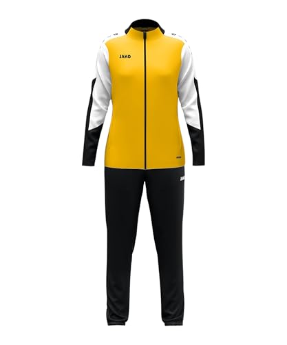 Survêtement Dynamic JAKO femme jaune S pour vos séances de running et entraînements outdoor