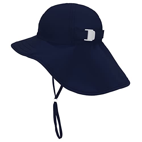 Image of Zelda Matilda Sunhat Infant Toddler & Kids Summer Water Flap Baby Swim hat UPF 50 Boy & Girl Beach