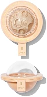 SHEGLAM Lunar Glow Highlighter Face Highlighter Multichrome Glitter Shimmer Highlighter Makeup Eye Face Body Highlighter Illuminator, Silky Creamy Eyeshadow-Tea Cake