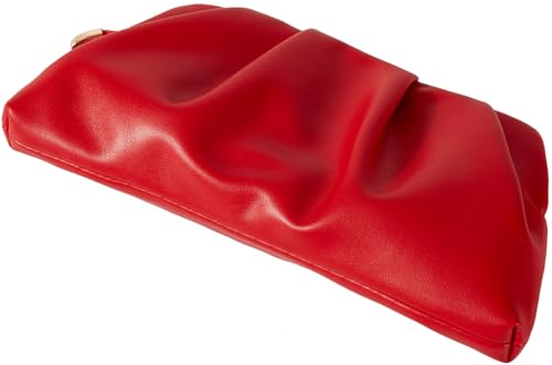 Image of Evening Bag for Women Ruched Clutch Purse Detachable Metal Chain Crossbody Bag
