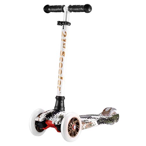 Great Deal! SJYDQ ZCHAN Children Scooter - Scooters for Kids Wheel Kick Scooter with Adjustable Heig...