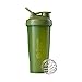 BlenderBottle C01621 Classic Loop Top Shaker Bottle, 20oz, Moss Green/Moss Green