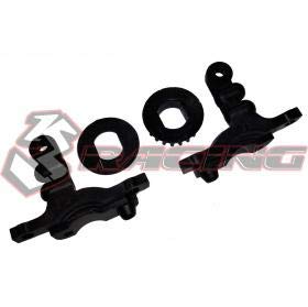 Integy RC Model SAK-D419 Bulkhead Cover 10degree and 20T Pulley for D4