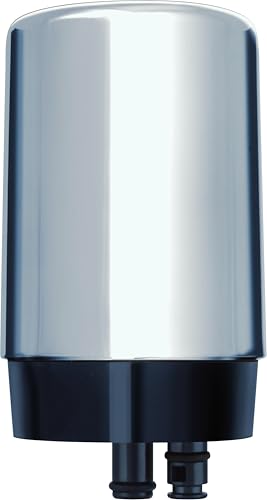Brita On Tap Faucet Water Filter System Replacement Filters, Chrome, 1 Count